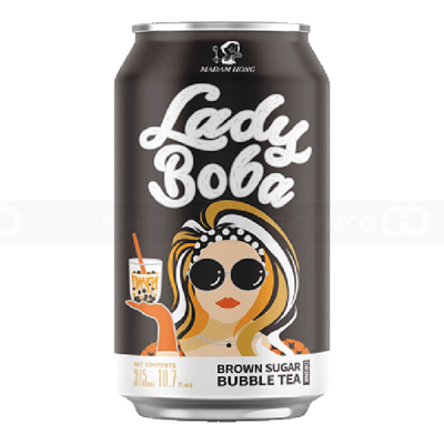 Wholesale Madam Hong Brown Sugar Bubble Tea Drink 315ml x 24 cans