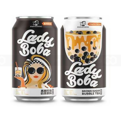 Wholesale Madam Hong Brown Sugar Bubble Tea Drink 315ml x 24 cans