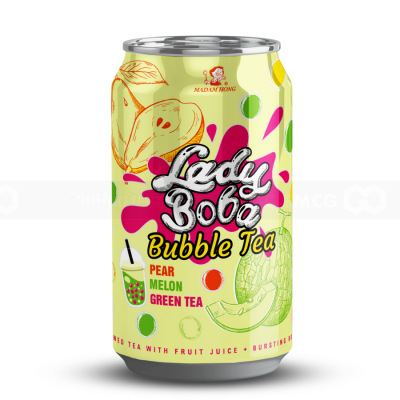 Wholesale Madam Hong Melon & Pear Bubble Tea 320ml x 24 cans