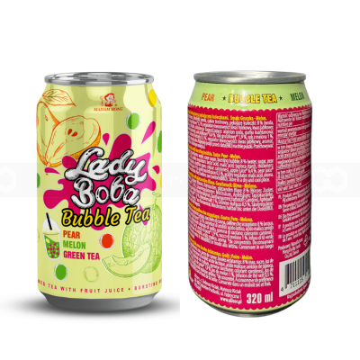 Wholesale Madam Hong Melon & Pear Bubble Tea 320ml x 24 cans