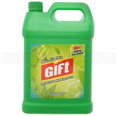 Gift Dishwashing Lemon Tea 3.8Kg x 3 Bottles