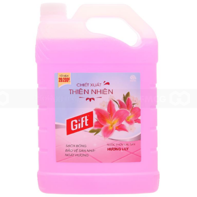 Gift Floor Cleaner Lily 3.8Kg x 3 Bottles