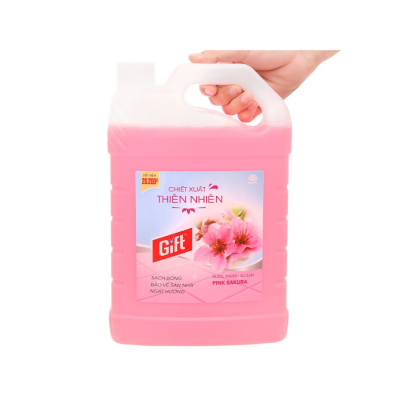 Gift Floor Cleaner Pink Sakura 3.8Kg x 3 Bottles