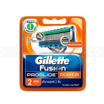 Gillette Blade Refill Fusion Powder 1pcs x 10Packs x 4 Boxes