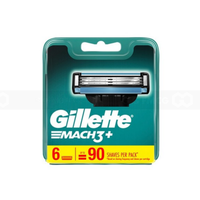 Gillette Blade Refill Mach3+ 6pcs x 12Packs x 6 Boxes