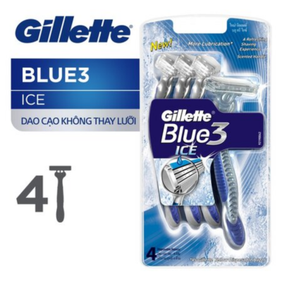 Wholesale Gillette Razor Blue III Simple 4 pcs x 6 packs x 12 Boxes