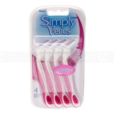  Gillette Razor Venus Dispo 4pcs x 6 Packs x 4 Boxes