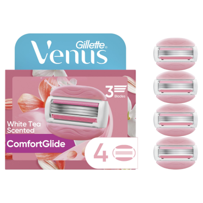 Gillette Venus White Tea Razor Refills 4S 4 Pcs  x 10 Bags x 4 Boxs