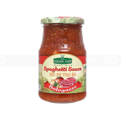 Golden Farm Spaghetti Sauces Beef 370g x 12 Jars