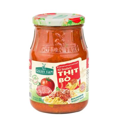 Golden Farm Spaghetti Sauces Beef 820g x 12 Jars