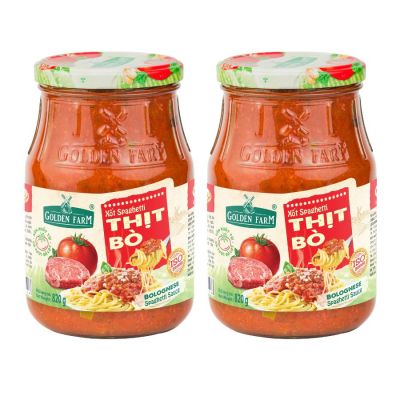 Golden Farm Spaghetti Sauces Beef 820g x 12 Jars