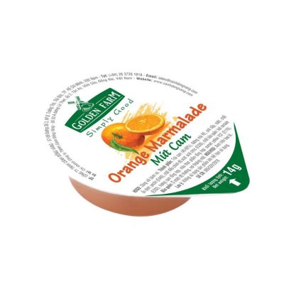 Golden Farm Orange Jam 14G X 8 Sachet X 8 Block