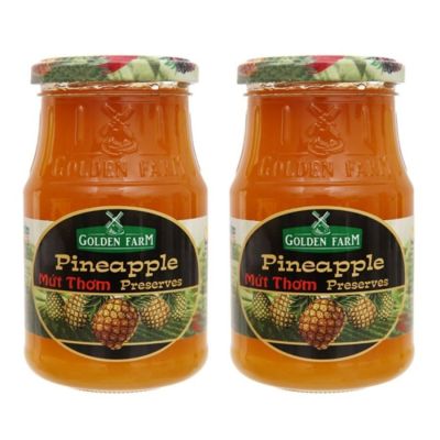 Golden Farm Pineapple Jam 450G X 12 Jars