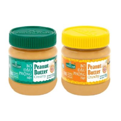 Golden Farm Peanut Butter - Crunchy 340G X 24 Jars