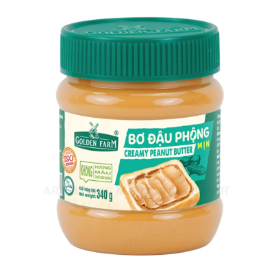 Golden Farm Peanut Butter - Creamy  340G X 24 Jars