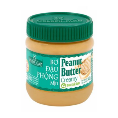 Golden Farm Peanut Butter - Creamy  340G X 24 Jars