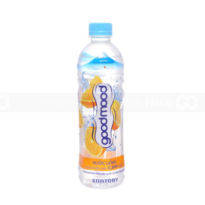 GoodMood Water with Orange Flavor 455ml x 24 Bottles