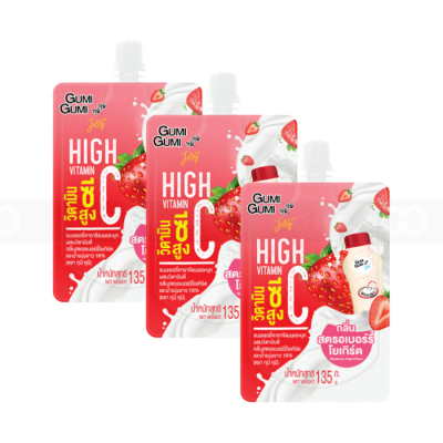 Gumi Gumi Jelly Drink Vitamin C strawberry yogurt Flavour 135ml
