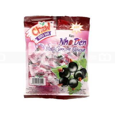 Hai Ha Chew Candy With Black Currant Pillow 100g x 60 Bags