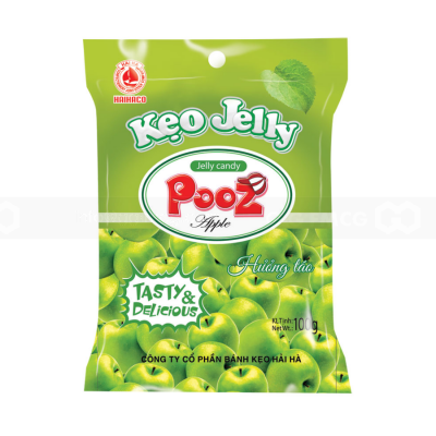 Hai Ha Fruit Jelly Apple Taste 100g x 40 Bags

