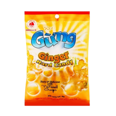 Hai Ha Ginger Hard Candy 80g x 50 Bags