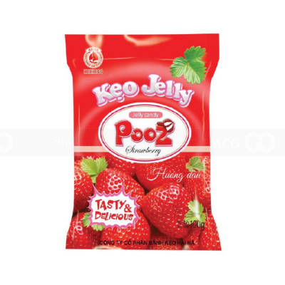 Hai Ha Fruit Jelly Strawberry Taste 100g x 40 Bags