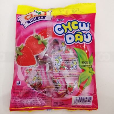 Hai Ha Strawberry Chew Candy 100g x 60 Bags