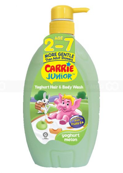 Carrie Junior Hair & Body Wash Yoghurt Melon 700g x 12 Bottle