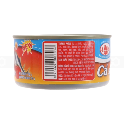 Ha Long Sardines In Tomato Sauce 175G X 48 Cans