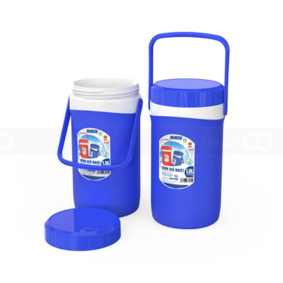 Duy Tan Thermos Bottle 1.5L Insulated Flask 24 Pcs Red Blue Yellow Green