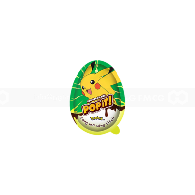 Pham Nguyen Popit Milk Chocolate Eggs Candy & Toys 6g