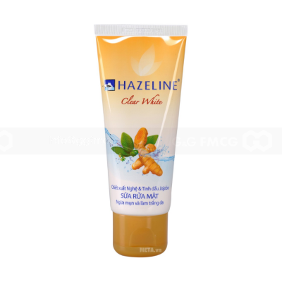 Hazeline Anti-Acne Facial Cleanser Turmeric Extract 100G x 24 Tubes