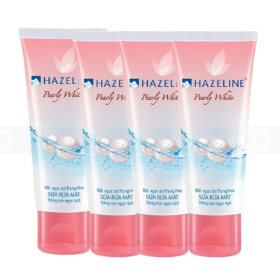 Hazeline Pearly Whitening Facial Cleanser 50G x 24 Tubes