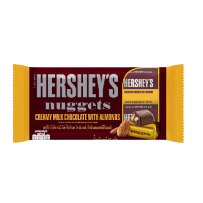 Hershey Nuggets Creamy Milk Chocolate With Amonds 56g x 144 Bars