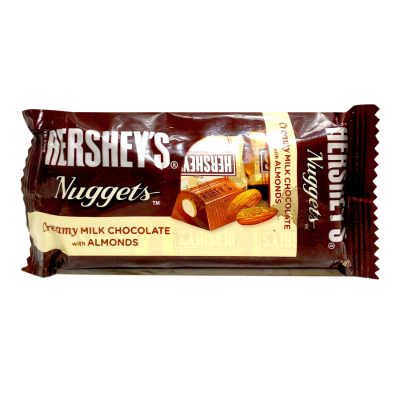 Hershey Nuggets Creamy Milk Chocolate With Amonds 56g x 144 Bars