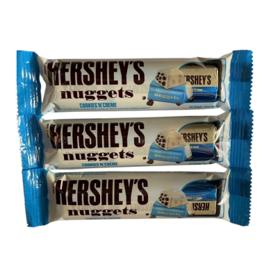 Hershey Nuggets  White Chocolate Cookies N Cream 28g x 24 Bars 