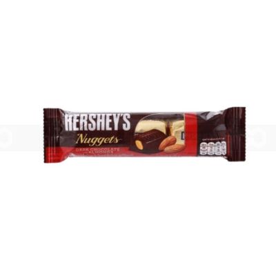 Wholesale Hershey Nuggets Dark Chocolate With Amonds 28g