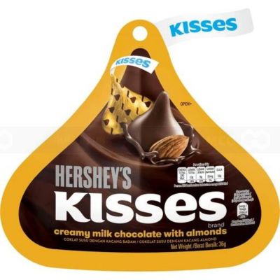 Wholesale Hershey Kisses Creamy Milk Chocolate With Amonds 36g