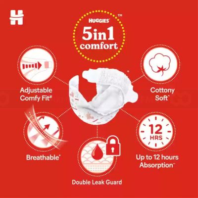 Huggies Dry Jumbo L42 x 4 Bags