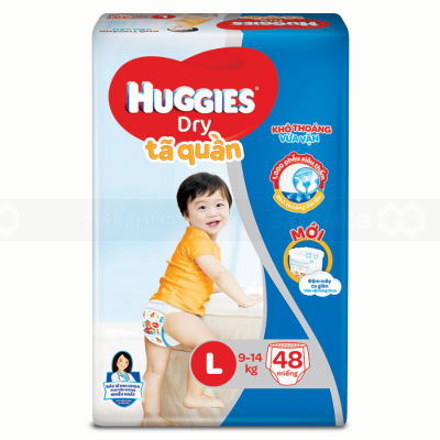 Huggies Dry Pant L48 x 3 Bags