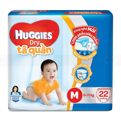 Huggies Dry Pant M22 x 8 Bags