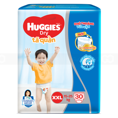 Huggies Dry Pant XXL30 x 4 Bags