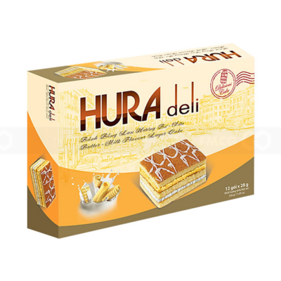Hura Deli Milk & Butter Layer Cake 336g x 10 Boxes