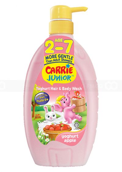 Carrie Junior Hair Body Wash Yoghurt Apple 700g x 12 bottles