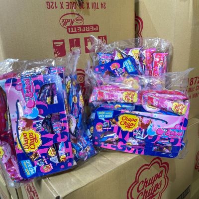 Chupa Chups Lollipops Big Babol Blueberry, Strawberry, Cola 432g 