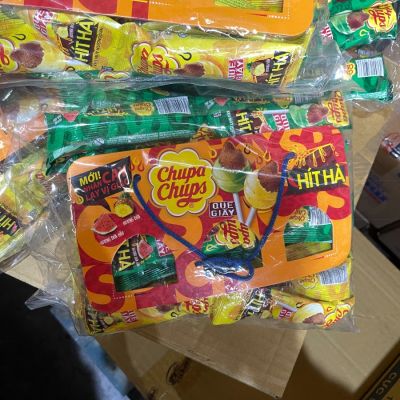 Chupa Chups Lollipops Pineapple & Watermelon 432g x 24 pouches