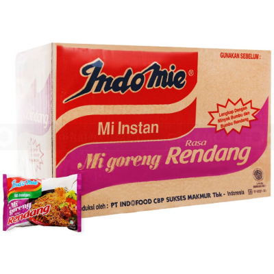 Indomie Instant Dried Noodle Beef Spicy 80g x 40 Bags (Halal)