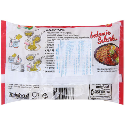 Indomie Instant Dried Noodle Pork Spicy 80g x 40 Bags