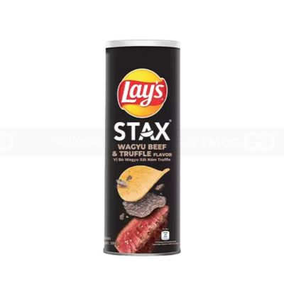 Lay's Stax Wagyu Beef & Truffle Chips 100g x 16 cans/carton