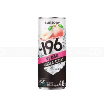 196 Vodka Soda Peach Flavor 320ml x 24 Cans